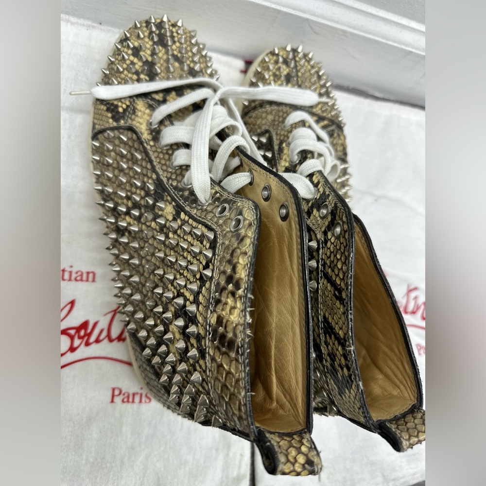 Christian louboutin men leather sneakers - Picture 4 of 7